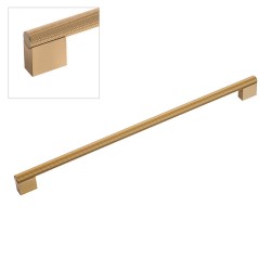 Ручка скоба 8783 0352 GLB-GLB цвет матовое золото длина 385 мм, крепление 352 мм