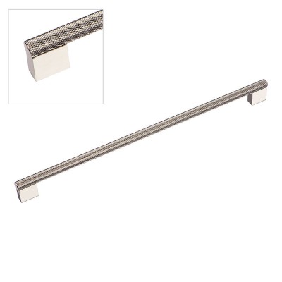 Ручка скоба 8783 0352 PN-PN цвет глянцевый никель длина 385 мм, крепление 352 мм