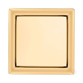 Ручка кнопка квадратная 9116 0016 GL цвет глянцевое золото ширина 60 мм крепление 16 мм Ручка кнопка квадратная 9116 0016 GL цвет глянцевое золото ширина 60 мм крепление 16 мм
