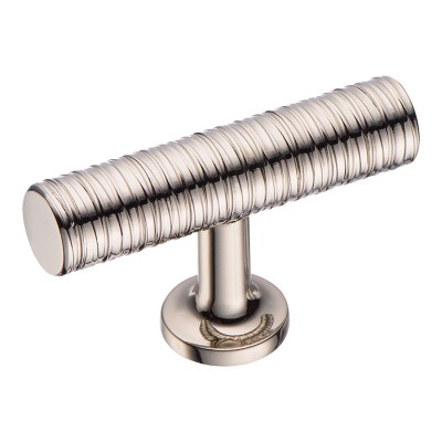 Ручка кнопка Т-образная 9208 0008 PN-PN цвет глянцевый никель длина 60 мм Ручка кнопка Т-образная 9208 0008 PN-PN цвет глянцевый никель длина 60 мм