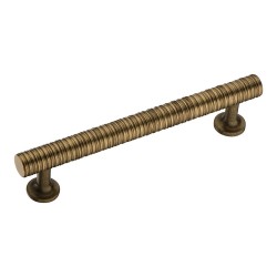 Ручка рейлинг 9208 0128 ABM-ABM цвет состаренная латунь длина 160 мм, крепление 128 мм