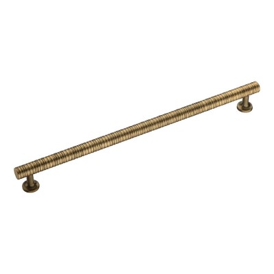 Ручка рейлинг 9208 0288 ABM-ABM цвет состаренная латунь длина 319 мм, крепление 288 мм