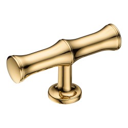 Ручка кнопка Т-образная 9244 0008 GL-GL цвет глянцевое золото длина 70 мм Ручка кнопка Т-образная 9244 0008 GL-GL цвет глянцевое золото длина 70 мм