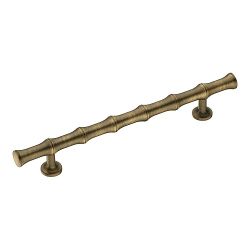 Ручка скоба 9244 0160 ABM-ABM цвет состаренная латунь длина 230 мм, крепление 160 мм 