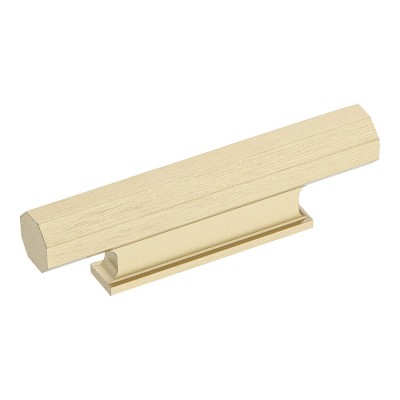 Ручка кнопка Т-образная 9332 0032 ELX5 цвет брашированная латунь длина 88 мм крепление 32 мм 