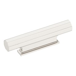 Ручка кнопка Т-образная 9332 0032 PN цвет глянцевый никель длина 88 мм крепление 32 мм 