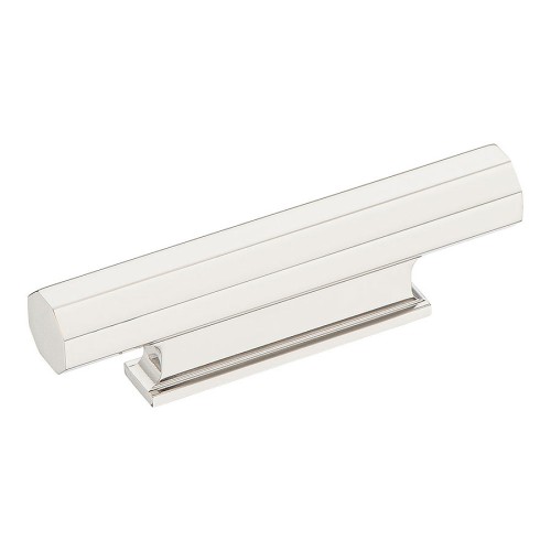 Ручка кнопка Т-образная 9332 0032 PN цвет глянцевый никель длина 88 мм, крепление 32 мм