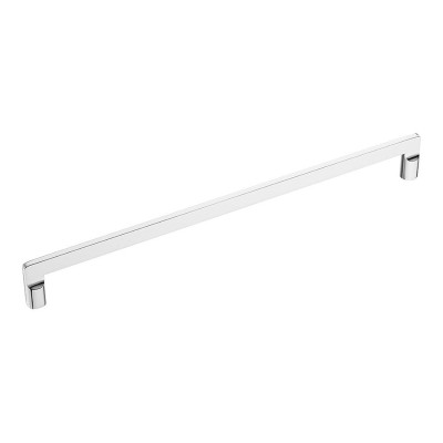 Ручка скоба 9393 0320 CR цвет глянцевый хром длина 335 мм, крепление 320 мм