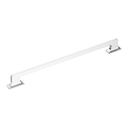 Ручка скоба 967288 MP02 цвет глянцевый хром длина 328 мм, крепление 288 мм