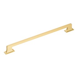 Ручка скоба 967288 PC35 цвет матовое золото длина 328 мм, крепление 288 мм