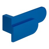 Ручка кнопка Г-образная AT 102.16.60 ATIPICA цвет синий длина 99 мм, крепление 16 мм