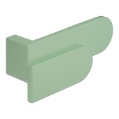 Ручка кнопка Г-образная AT 102.16.62 ATIPICA цвет зеленый длина 99 мм, крепление 16 мм
