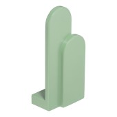 Ручка кнопка Г-образная AT 102.16.62 ATIPICA цвет зеленый длина 99 мм, крепление 16 мм