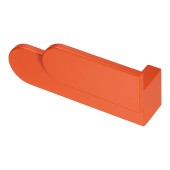 Ручка кнопка Г-образная AT 102.16.63 ATIPICA цвет оранжевый длина 99 мм, крепление 16 мм