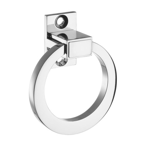 Ручка кольцо BU 013.55 CS 07 цвет глянцевый хром диаметр 55 мм 