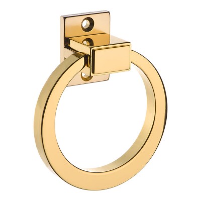 Ручка кольцо BU 013.80 CS 19 цвет глянцевое золото диаметр 80 мм