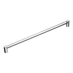 Ручка рейлинг BU 016.320.07 глянцевый хром, прозрачное стекло длина 335 мм, крепление 320 мм