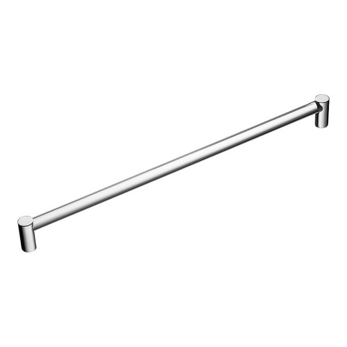 Ручка рейлинг BU 016.320.07 глянцевый хром, прозрачное стекло длина 335 мм, крепление 320 мм