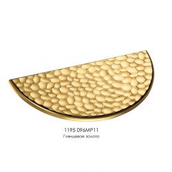 Ручка скоба полукруглая геометрия 1195 096MP11 глянцевое золото 160 мм 
