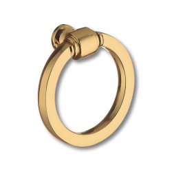 Ручка кольцо геометрия 3200 0050 GL-GL цвет глянцевое золото диаметр 52 мм