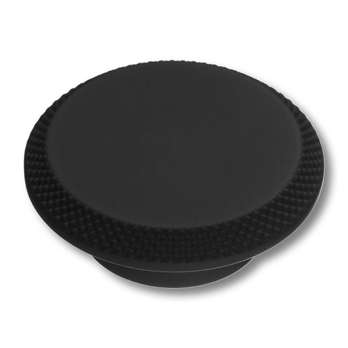 Ручка кнопка круглая 4102 003MP24 черный матовый диаметр 60 мм