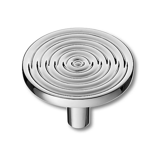 Ручка кнопка круглая 4134 001MP02 цвет глянцевый хром диаметр 36 мм 