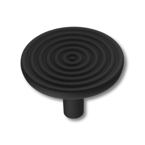 Ручка кнопка круглая 4134 001MP24 цвет черный матовый диаметр 36 мм 