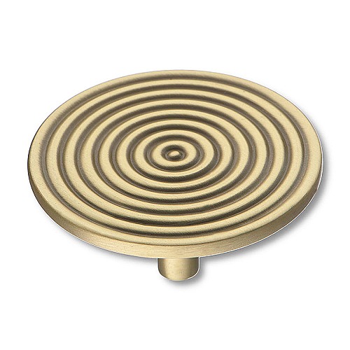 Ручка кнопка круглая 4134 002MP35 цвет матовая латунь диаметр 50 мм 