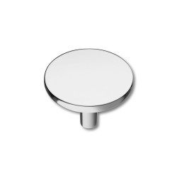 Ручка кнопка круглая геометрия 4137 001MP02 глянцевый хром диаметр 36 мм 