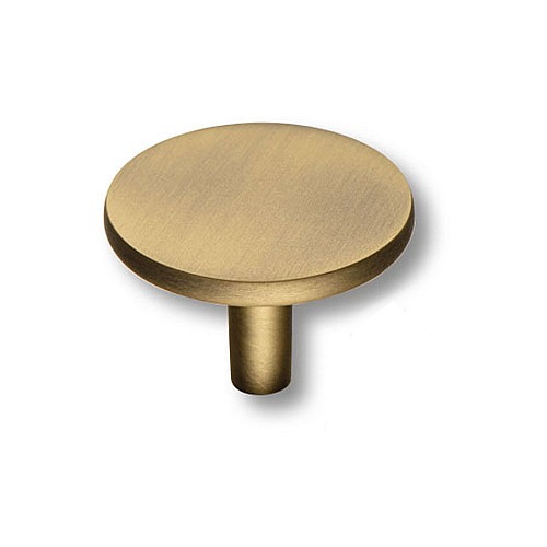 Ручка кнопка круглая 4137 001MP30 состаренная латунь диаметр 36 мм 