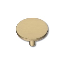 Ручка кнопка круглая геометрия 4137 001MP35 матовое золото диаметр 36 мм 