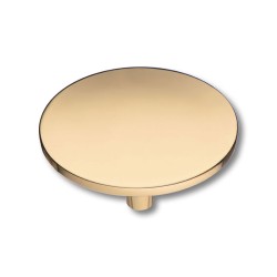 Ручка кнопка круглая геометрия 4137 002MP11 глянцевое золото диаметр 50 мм 
