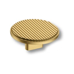 Ручка кнопка круглая геометрия 4197 016MP35 матовое золото диаметр 60 мм 