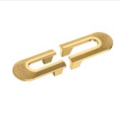 Ручка скоба геометрия 4200 032MP11 глянцевое золото длина 100 мм, крепление 32 мм Ручка скоба геометрия 4200 032MP11 глянцевое золото длина 100 мм, крепление 32 мм