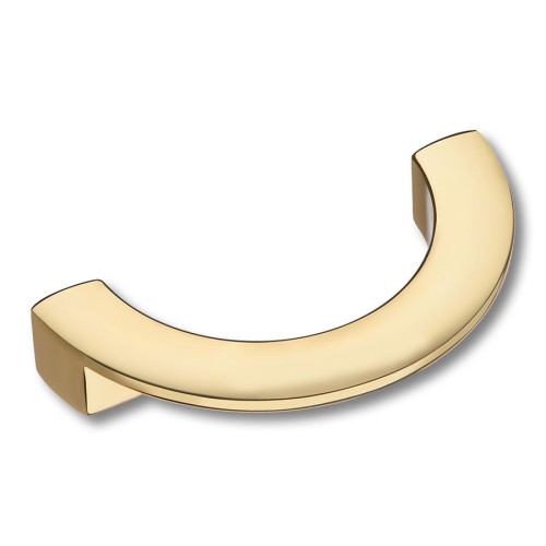 Ручка скоба 5430 Gold цвет глянцевое золото ширина 109 мм, крепление 96 мм 