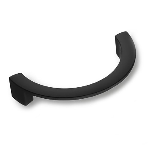 Ручка скоба 6250.096 Matt Black цвет матовый черный ширина 110 мм, крепление 96 мм