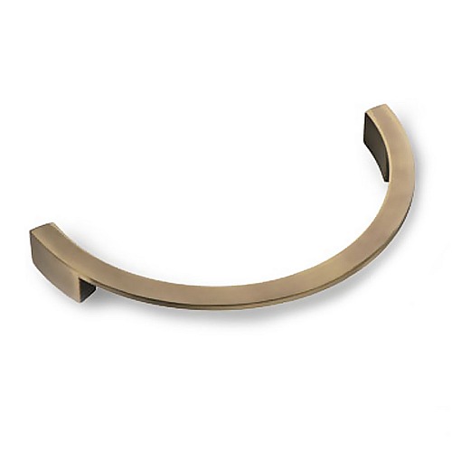 Ручка скоба 6250.160 Antik Eksitme Sari цвет состаренная латунь ширина 180 мм, крепление 160 мм 