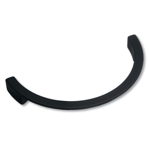 Ручка скоба 6250.160 Matt Black цвет матовый черный ширина 180 мм, крепление 160 мм 