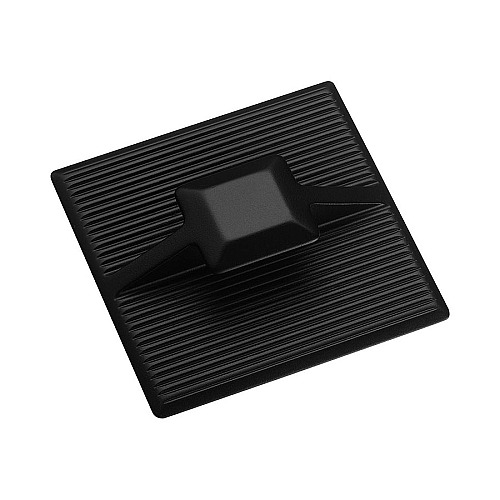 Ручка кнопка-скоба 8020 0096 Matt Black черный матовый ширина 96 мм, крепление 32 мм