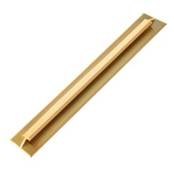 Ручка скоба геометрия 8020 0600 Gold глянцевое золото длина 600 мм 