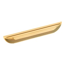 Ручка скоба геометрия 8040 0300 Gold глянцевое золото длина 300 мм 