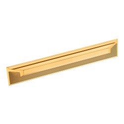 Ручка скоба геометрия 8050 0300 Gold глянцевое золото длина 300 мм