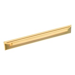 Ручка скоба геометрия 8050 0400 Gold глянцевое золото длина 400 мм 