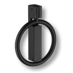 Ручка кольцо геометрия 901-Matt Black цвет черный матовый диаметр 60 мм