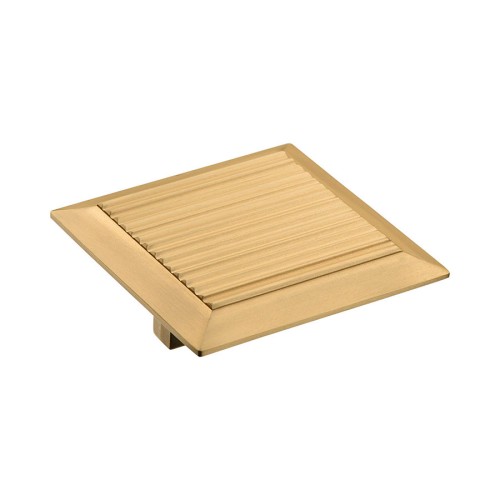 Ручка кнопка 9032 0016 BB цвет матовое золото ширина 60 мм, крепление 16 мм 