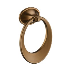 Ручка кольцо геометрия 906-Bronze цвет бронза длина 80 мм 