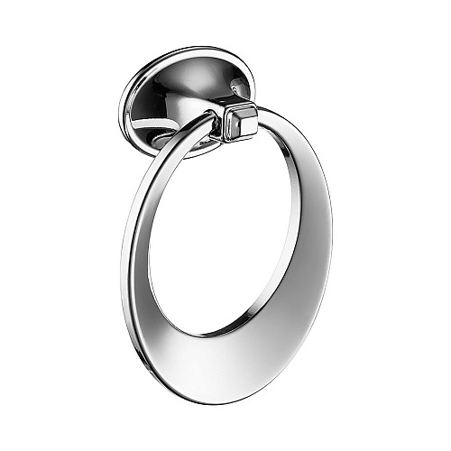 Ручка кольцо 906-Chrome цвет глянцевый хром длина 80 мм