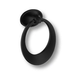 Ручка кольцо геометрия 906-Matt Black цвет черный матовый длина 80 мм