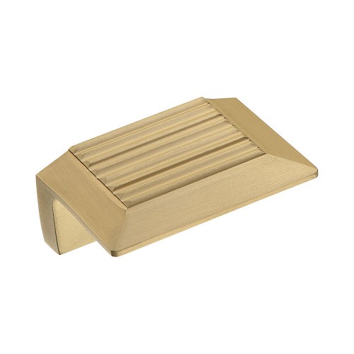 Ручка кнопка 9060 0032 BB цвет матовое золото ширина 52 мм, крепление 32 мм