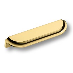 Ручка скоба геометрия 9156 0128 GL цвет глянцевое золото длина 148 мм 